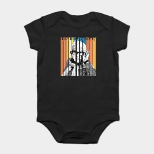 Leslie Jordan Retro Art Baby Bodysuit